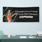 Exotic Flower Aloe, Name, JUMBO Retirement  Banner (Messe)