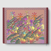 Exotic Flower Garden Gästebuch (Rückseite)