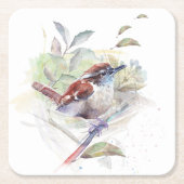 Exotic Flower  Rechteckiger Pappuntersetzer (Vorderseite)