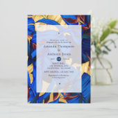 Exotic Foods Engagement Party Einladung (Stehend Vorderseite)