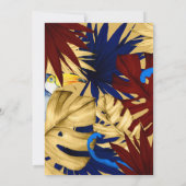 Exotic Foods Engagement Party Einladung (Rückseite)