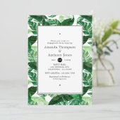 Exotic Foods Engagement Party Einladung (Stehend Vorderseite)