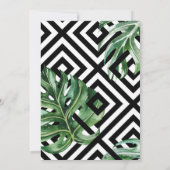 Exotic Foods Engagement Party Einladung (Rückseite)