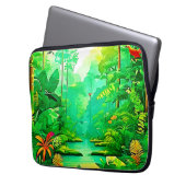 Exotic Forest Design Laptopschutzhülle (Vorderseite Links)