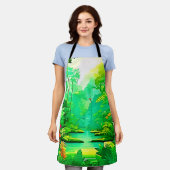 Exotic Forest Design Schürze (Getragen)