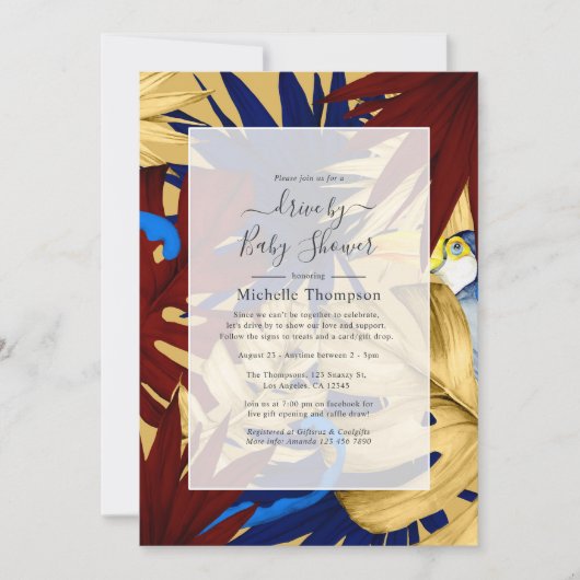 Exotic Forest Drive by Dusche Einladung (Vorderseite)