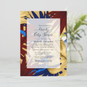 Exotic Forest Drive by Dusche Einladung (Stehend Vorderseite)