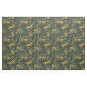 Exotic Forest Leopard Imitate Camouflage Dunkelgrü Stoff (Yard (91,4 cm))