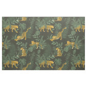 Exotic Forest Leopard Imitate Camouflage Dunkelgrü Stoff (Fat Quarter (45,7 x 55,9 cm))