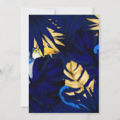 Exotic Forest Virtual Brautparty Einladung (Rückseite)