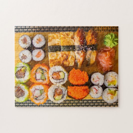 Exotic Fresh Sushi Plate Puzzle (Horizontal)