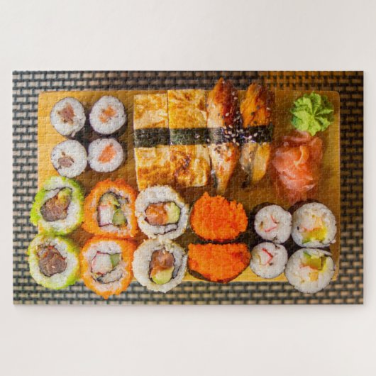Exotic Fresh Sushi Plate Puzzle (Horizontal)