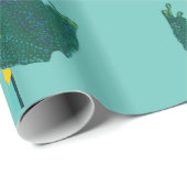 Exotic Frogs Muster Geschenkpapier (Rolleneckpunkt)