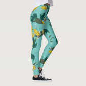 Exotic Frogs Muster Leggings (Rechts)