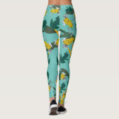 Exotic Frogs Muster Leggings (Rückseite)