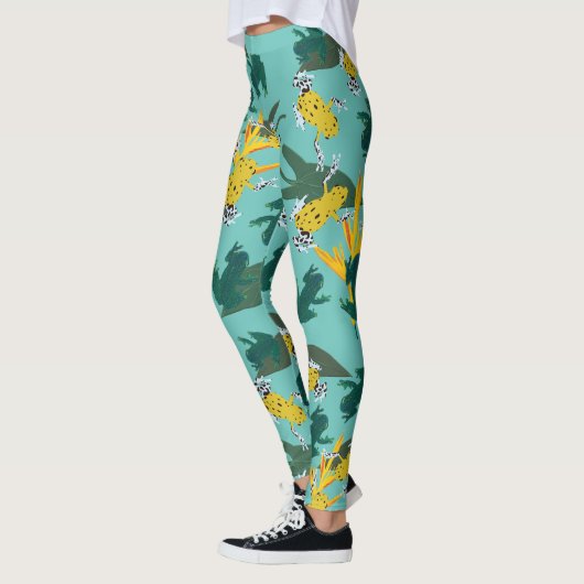 Exotic Frogs Muster Leggings (Links)