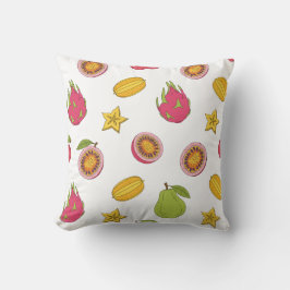 Exotic Fruits Pattern - Tropical Paradise Mix Kissen