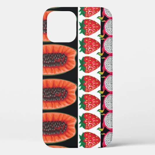 Exotic Fruits Trendy Seamless Muster Case-Mate iPhone Hülle (Rückseite)