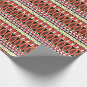Exotic Fruits Trendy Seamless Muster Geschenkpapier (Ecke)