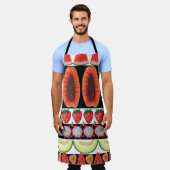 Exotic Fruits Trendy Seamless Muster Schürze (Getragen)
