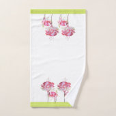 Exotic Fuchsias auf einem Badetuch-Set Badhandtuch Set (Handtuch)