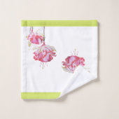 Exotic Fuchsias auf einem Badetuch-Set Badhandtuch Set (Waschlappen)