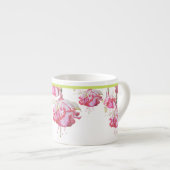 Exotic Fuchsias auf einer Espresso-Tasse Espressotasse (Vorderseite Rechts)