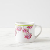 Exotic Fuchsias auf einer Espresso-Tasse Espressotasse (Rechts)