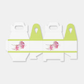 Exotic Fuchsias auf einer Gable-Favor-Box Geschenkschachtel (Ungefaltet)