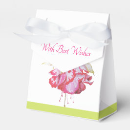 Exotic Fuchsias auf einer Gefälligkeitsbox Geschenkschachtel