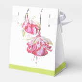 Exotic Fuchsias auf einer Gefälligkeitsbox Geschenkschachtel (Rückseite)