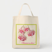Exotic Fuchsias auf einer Tasche (Vorne)