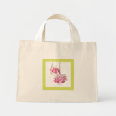 Exotic Fuchsias auf einer winzigen Tasche (Vorne)