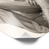 Exotic Girl auf einem Sofa Fotodruck (Ecke)