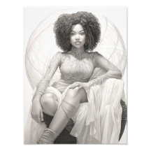 Exotic Girl auf einem Sofa