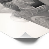 Exotic Girl auf einem Sofa Fotodruck (Ecke)