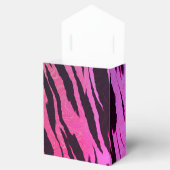 Exotic Glam Hot Pink Tiger Personalisiert drucken Geschenkschachtel (Geöffnet)