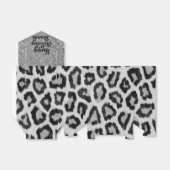 Exotic Glam Silver Leopard Geburtstag Pesonised Geschenkschachtel (Ungefaltet)