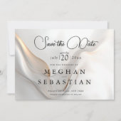 Exotic-Gold-Holzkohle Arabian-Flair Save The Date (Vorderseite)