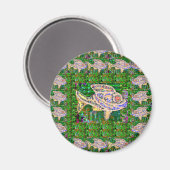 EXOTIC GoldFish Fish Aquatic Pet - Elegante GIFTS Magnet (Vorderseite/Rückseite)