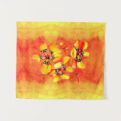 Exotic Graceful Elegantes Design Wandteppich (Vorderseite (Horizontal))