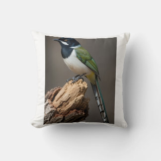 Exotic Green Jay Bird Wildlife Fleece Baby Blanket Kissen