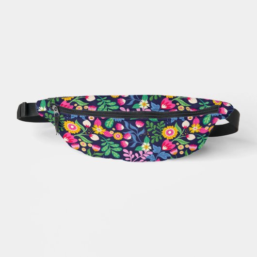 Exotic Hand Painted Floral Pattern-48330 Bauchtasche (Vorderseite)