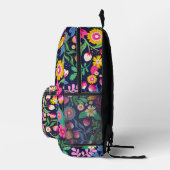 Exotic Hand Painted Floral Pattern-48330 Bedruckter Rucksack (Rechts)