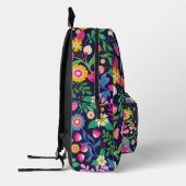 Exotic Hand Painted Floral Pattern-48330 Bedruckter Rucksack (Links)