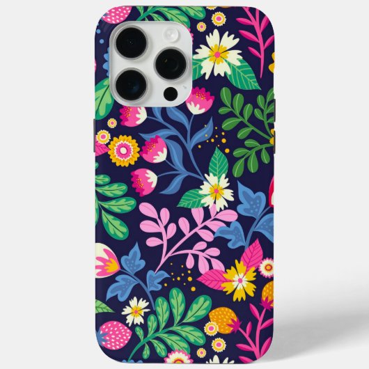 Exotic Hand Painted Floral Pattern-48330 Case-Mate iPhone Hülle (Rückseite)