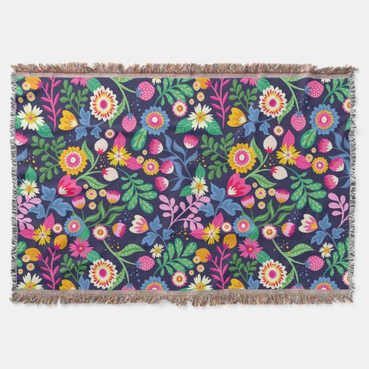 Exotic Hand Painted Floral Pattern-48330 Decke (Vorderseite)