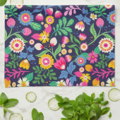 Exotic Hand Painted Floral Pattern-48330 Geschirrtuch (Gefaltet)