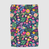 Exotic Hand Painted Floral Pattern-48330 Golfhandtuch (Vorderseite)