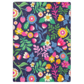Exotic Hand Painted Floral Pattern-48330 Klemmbrett (Rückseite)